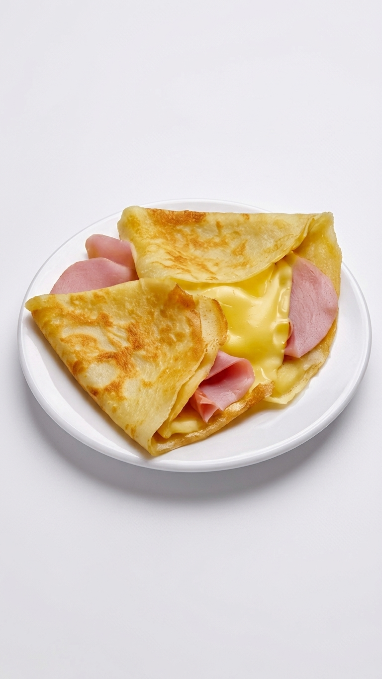 Crepe de jamón y queso